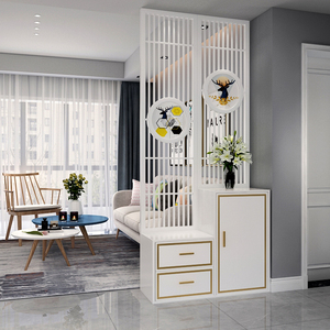 鞋柜屏风隔断客厅实木