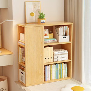 飘窗书架桌面置物架靠墙格子柜阳台窗台收纳柜多层简易书柜储物柜