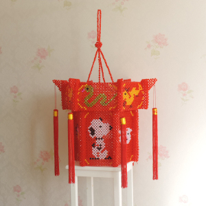 diy手工串珠材料包 成品全家福 时尚创意家居饰品装饰摆件挂件