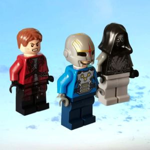 樂购建构积木超级英雄 银河护卫队 人仔 sh127 星爵 含头盔 76019