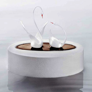 非巧克力天鹅蛋糕配件装饰生日插件情侣表白仙气网红拉糖天鹅女孩