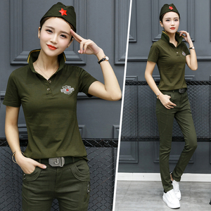 军装运动套装女
