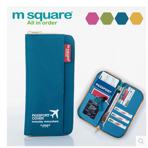 M square证件护照包出差出国旅行零钱包卡包
