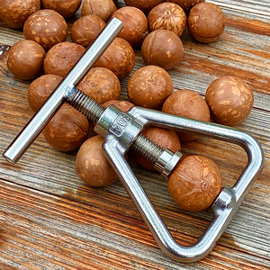坚果开壳器核桃夹子家用开核器夏威夷果破壳开果器开口器剥核工具