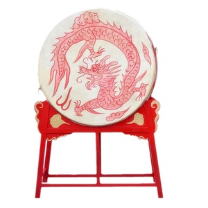 立式战鼓龙鼓中国红鼓龙鼓乐器寺院鼓战鼓演出鼓立式鼓架乐器全m