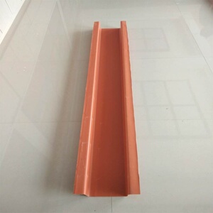 新款厂合脂成树家瓦m配件天沟水槽pvc瓦集水槽u型槽雨水排水槽6米