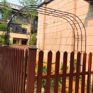 新防腐木葡萄架户外庭院铝合金铝制钢管攀爬爬物架攀植装饰品花.