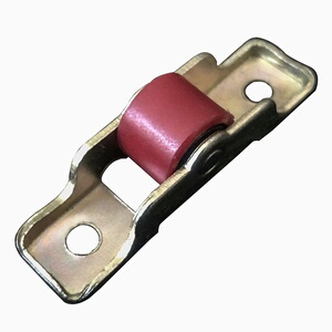 金刚网纱窗凹槽轮子沙钢塑窗推拉纱配滚轮门t窗轱辘滑轮门件