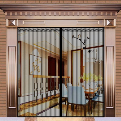 自吸家用纱门别墅通风防蝇纱窗防蚊门帘防蝇虫推拉门大门隐形自装