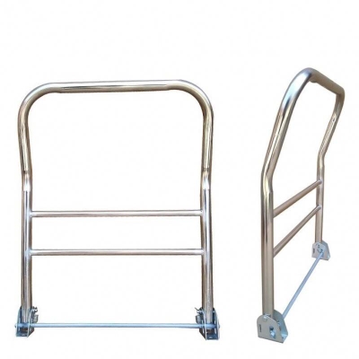 手推车扶手配件搬运车折叠式不锈钢平板车小推车拉车把手把活动