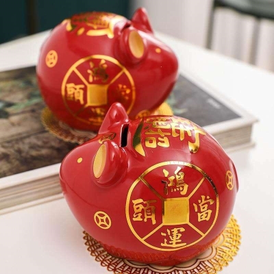 富贵,女孩旺财精致居家财源滚滚年会女孩存钱罐可爱呆萌女生宿舍