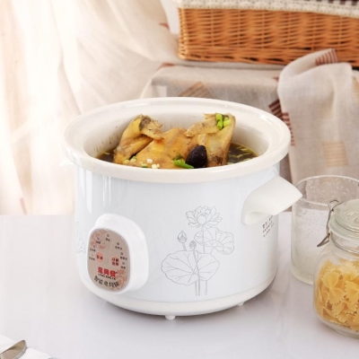 红陶砂锅炖锅耐高温陶瓷小沙锅煲汤锅文火家用插电瓦罐煲大号汤锅