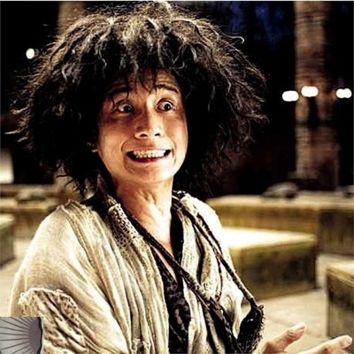 爆炸头发包刘海乞丐假发男女黑色要饭流浪者乞讨假发小品化妆表演