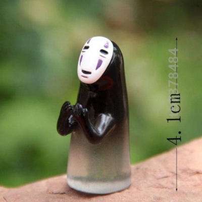 千与千寻手办白龙无脸男公仔宫崎骏动漫周边玩偶具汽车饰品挂摆