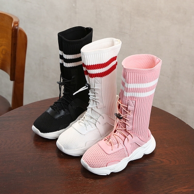 女童小白鞋袜子