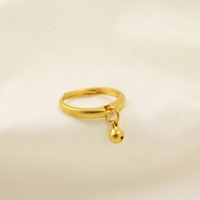 黄金尾戒小指999纯金