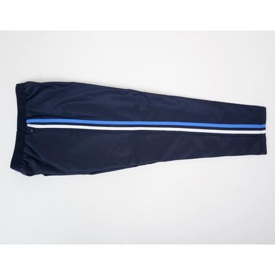 夏季校服裤子薄款男女生藏蓝色中学生春秋蓝白条滑料运动高中