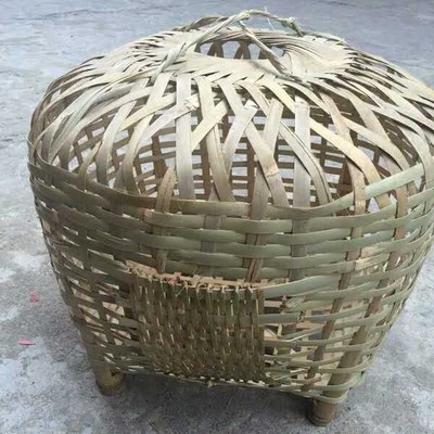 竹鸡笼木制