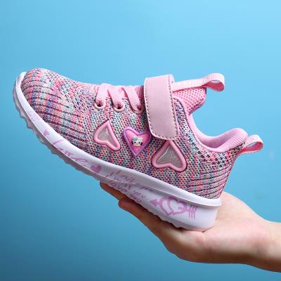 女童网鞋2020夏网眼春款透气网面小女孩儿童镂空单网中大童运动鞋