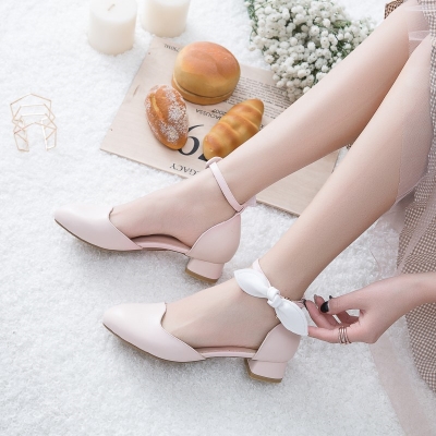 小公主单鞋女童高跟鞋儿童凉皮鞋学生演出礼服鞋12岁女孩半凉鞋夏