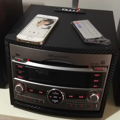 斯巴鲁傲虎力狮6碟cd机家用机盒机箱机壳带音频输出er41型成品机