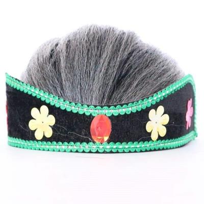 头戴老太太带发箍丑婆配饰假发帽摄影话剧古装舞台化妆头罩妈妈款