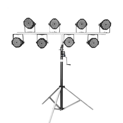 3米简易帕灯支架手摇灯架灯光架帕灯架舞台灯光架灯光t型灯架