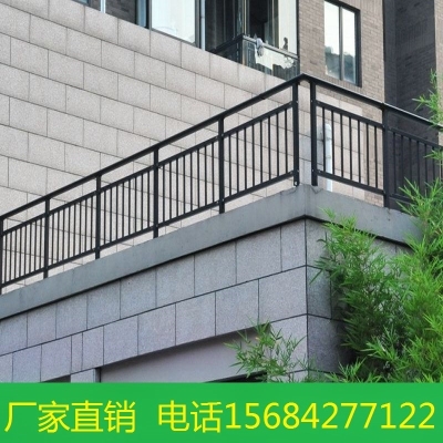阳台护栏室外不锈钢楼顶围栏锌钢楼梯扶手户外飘窗铁艺围墙栏杆