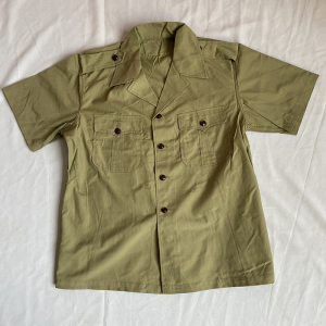 000人付款淘宝库存正品老式衬衫 87米黄色衬衣 老式的确良衬衣 老年人