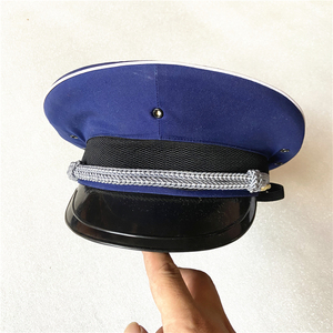 正品退役85海士官大檐帽海洋蓝干部大盖帽送战友老兵纪念军迷收藏