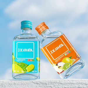 薇娅推荐江小白白葡萄味168ml水果酒24瓶装女士低度混合水果味酒