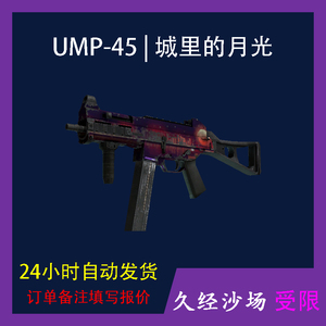 csgo枪皮肤 ump-45 城里的月光 冲锋枪 饰品 自动发货