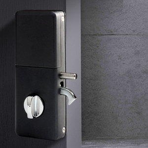 智能锁家用电子锁客厅大门电池防盗门锁单门双门铝合金暗装遥控锁