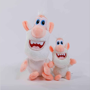 小白猪Booba Buba毛绒玩具暴热俄罗斯动画片公仔玩偶创意玩具抱枕