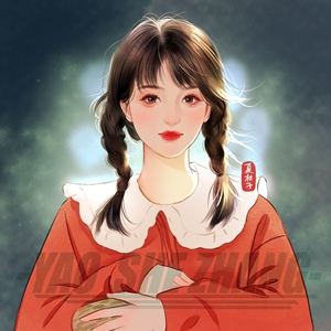 代画水彩人物色彩纯手绘头像定制肖像画设计甜酷漫画情侣婚礼照片