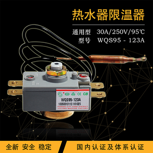 电热水器配件全新九龙温控WQS95-123A30A手动复位超温保护器