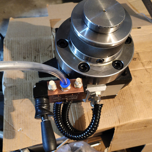 气动夹坐 快速气压夹具 配40夹头夹坐气缸 气缸32夹坐数控夹头