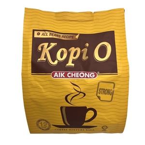马来西亚益昌老街特浓黑咖啡乌袋泡苦无甜咖啡KOPIO黄袋216克袋装