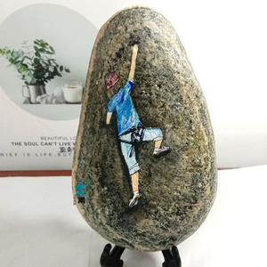 石头画定制人物