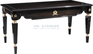 图兰朵家具 新美式书桌椅轻奢书桌椅欧式书桌椅实木书桌椅AL-8000