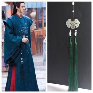 汉服古风挂件配饰 电视剧山河令流苏玉佩温客行同款禁步 古装腰佩