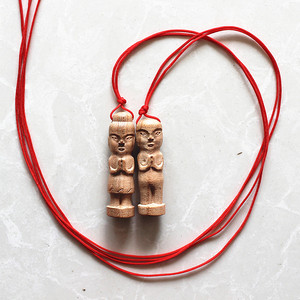 桃木人随身挂件  肥城桃木枝雕刻木雕人形挂饰