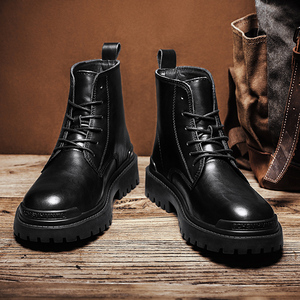 马丁靴男夏季大码