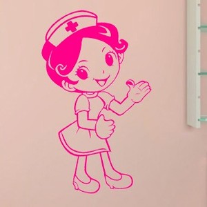 护士站卡通贴纸