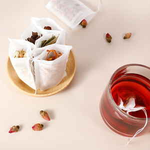 宜洁带线茶包袋玉米纤维茶叶包过滤袋食品级自制煮茶泡茶袋100片