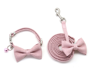 简易放脱落可收缩牵引绳中小型犬小猫咪蝴蝶可爱遛狗神器