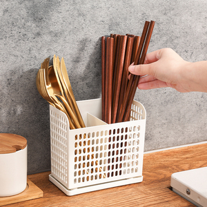 日本筷子笼家用厨房桌面沥水勺子筷子筒筷篓筷笼快子收纳置物架托
