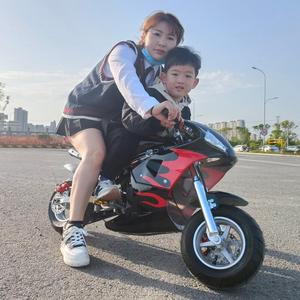 2022新款迷你摩托车小趴赛小型汽油49cc儿童小跑车电动车越野包邮