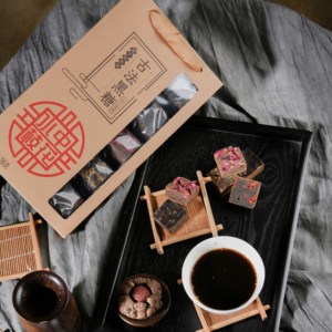 水中一枝花古法黑糖姜茶冲泡花茶玫瑰红糖手工枸杞女生小包装散装