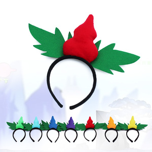 儿童表演cos葫芦头饰演出发箍发饰卡通葫芦舞台派对葫芦头箍